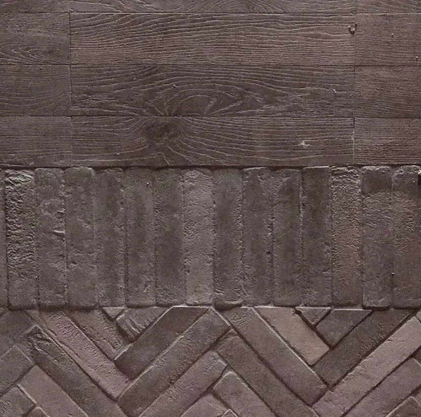 Terracotta-Verlegemuster im Detail